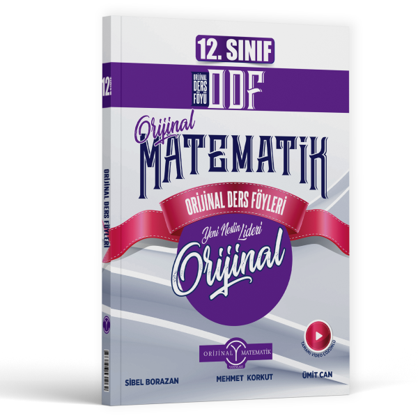 ORİJİNAL 12.SINIF MATEMATİK ODF-KDT SETİ - 25-26